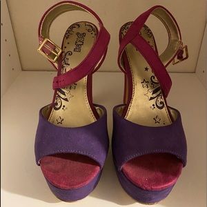 Funky Open Toe Heels